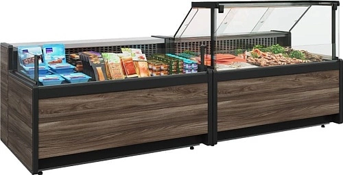 1wqp91l03mb49eg3yk8jvk3fd1i82i0l.webp Витрина холодильная CARBOMA GC111 VV-5 внешний угол, динамика 1008 темный дуб