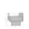 27faa9254cc6305ae4d7c07b8a34972e.webp Витрина холодильная BRANDFORD AURORA Slim SQ 125 рыба на льду SELF