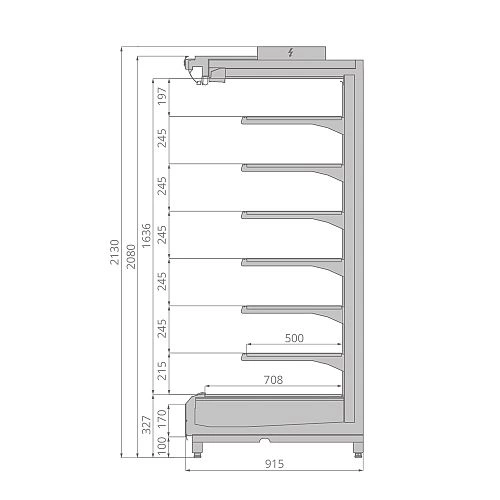 340e3e58a51013b294b193a64574a37f.webp Горка холодильная BRANDFORD TESEY Compact 250
