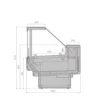 43dd22ad32bca1f92a27136472b1a54a.webp Витрина холодильная BRANDFORD AURORA Slim SQ 375 рыба на льду