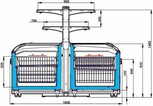 Бонета морозильная АРИАДА London LS-210