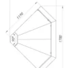 53de019199a127607a1d0c6b8b80d450.webp Витрина холодильная BRANDFORD AURORA SQ Открытый угол 90 вентилируемая