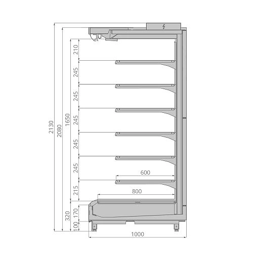 5a79b1a568c74117b93d5ee792d597cc.webp Горка холодильная BRANDFORD TESEY 250 торцевая
