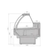 66ffda8284ce1aea5b35085a74fae975.webp Витрина холодильная BRANDFORD AURORA Slim Открытый угол 90 вентилируемая