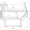 eeb89b927b7bd2dd65feac9d2aa8aae2.webp Витрина холодильная BRANDFORD AURORA Slim 375 рыба на льду SELF