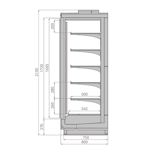 Шкаф морозильный BRANDFORD ODISSEY Slim Portable 250