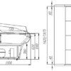 Витрина холодильная CARBOMA G110 SM 1,5-2-1 (ВХСо-1,5 G110 выносной холод)