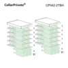 Шкаф винный CELLARPRIVATE CP042-2TBH