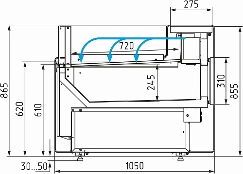 x2op6ph8gsptnaljpdd1smbjxwyg7t40.webp Витрина холодильная CARBOMA GC111 SM 1,25-2 открытая 1008 темный дуб
