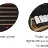 Шкаф винный TEFCOLD TFW365-2F дверь без рамы