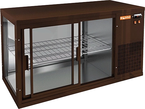 4kwrp220dgbshl351oiaet0ogzupzn6u.webp Настольная холодильная витрина HICOLD VRL 1300 R Brown