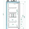 Горка морозильная CRYSPI ШН 1.80-6.0 Anzio LT 3D3K 2343 Д