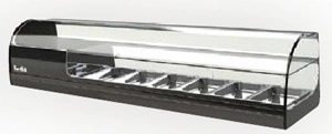 584fbe30008d8e94c18766077ddbb360.webp Витрина холодильная MOVILFRIT ONIX 8 настольная двойная BLACK/черный
