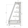 Витрина холодильная BRANDFORD Ikar Slim SQ 125