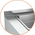 Стол холодильный для салатов HICOLD SLE2-22GN (1/6) без крышки