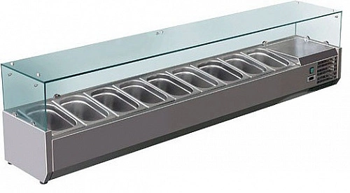 f37c099c94383e149fef539832343437.webp Витрина настольная холодильная VIATTO Commercial VRX 1800/330