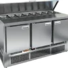 Стол холодильный для салатов HICOLD SLE1-111GN (1/3) 3 замок