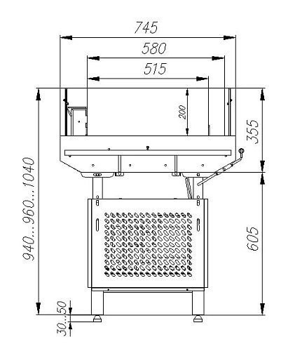 Витрина холодильная CARBOMA PI07 VM 0,9-2 9006