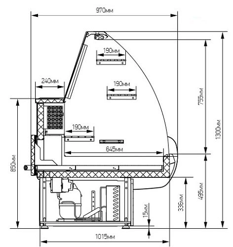 vgyr45drxou6rz3f291hf4kfe20r3mkf.webp Витрина холодильная МАРИХОЛОДМАШ Таир ВХСД-1,5