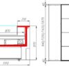 fv6o9jivmvwi1qrst7plbfgvlnue71l8 Холодильная витрина Carboma GC110 VM 2,0-2 (с боковинами, динамика, открытая) (0011-9006)