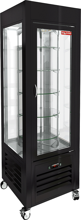 2-511e9e3265fbb9a24749832f53f48f12 Витрина кондитерская HICOLD VRC 350 R Black