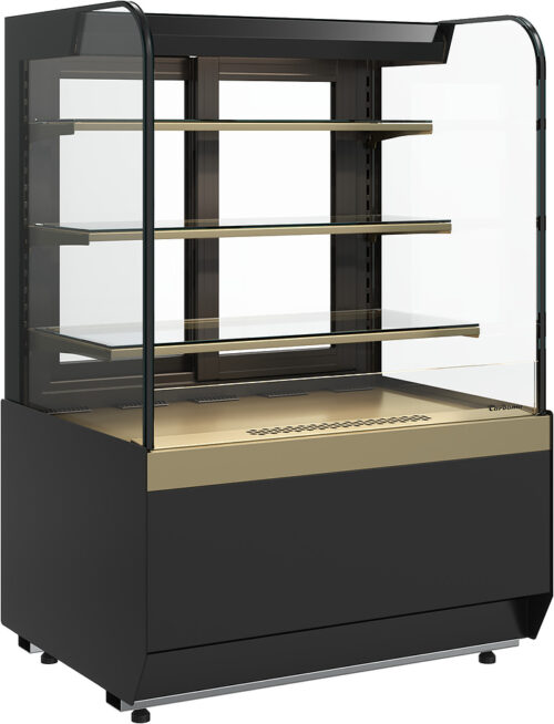 91-ccfa63ccbb44031466781af9715f0de7 Витрина кондитерская Carboma Radius KR70 VM 0,9-2 Standard открытая (Bronze 9005/0109)